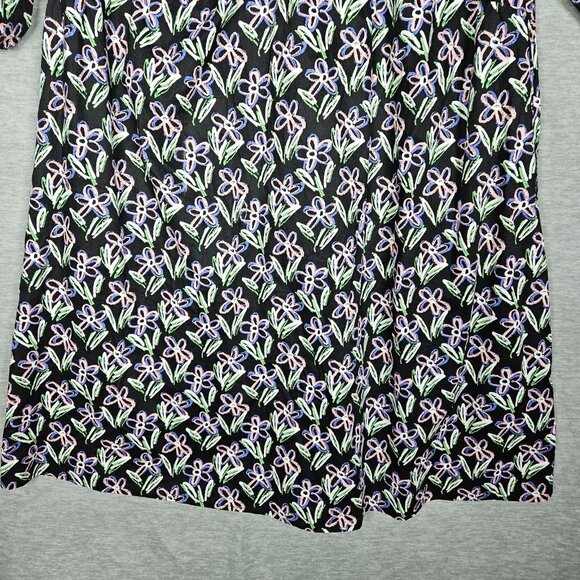 Studio Untold Women's Tie back V-neck Floral Print Long Sleeve Dress Sz 20/22 - Picture 13 of 13